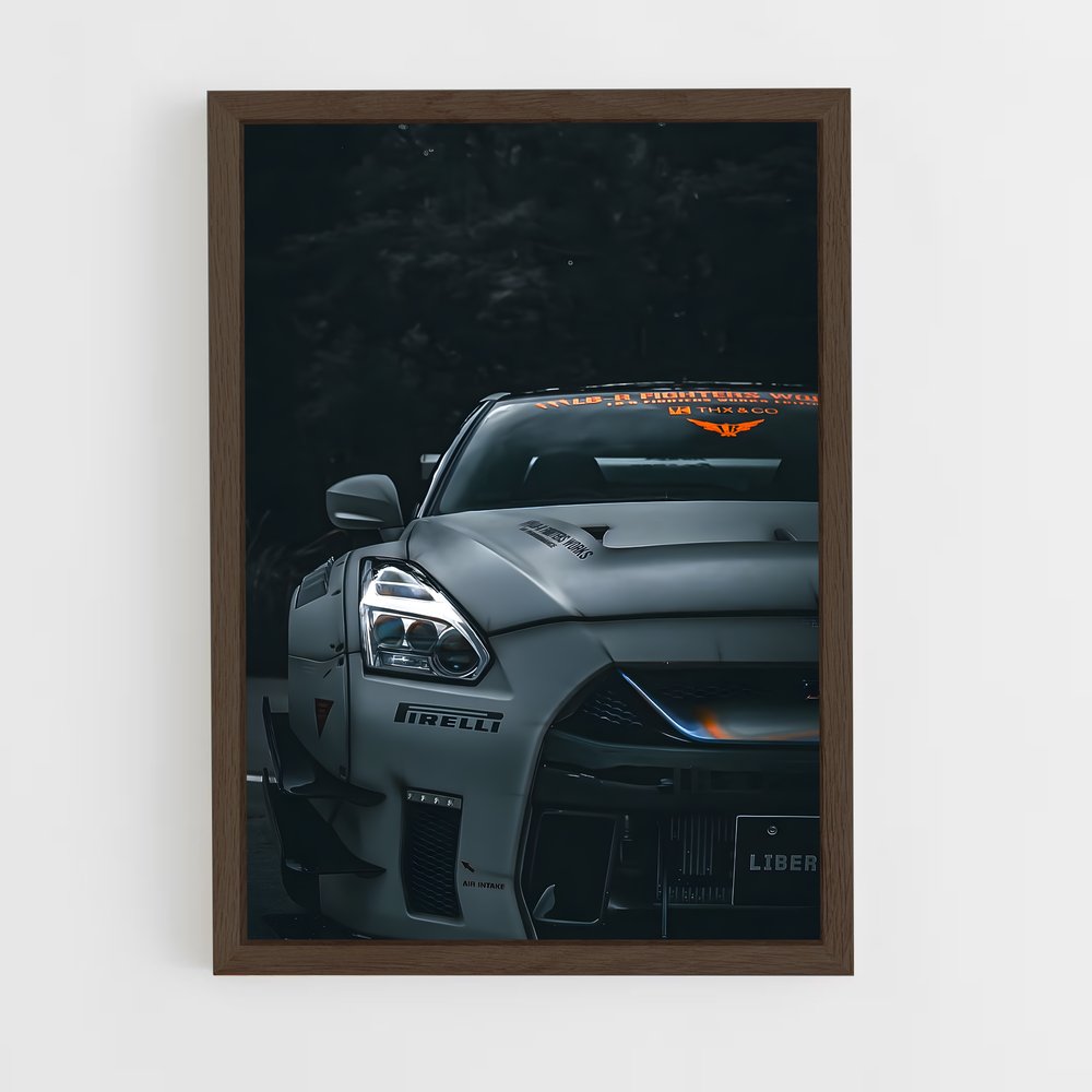 Poster Gt-r r magnifique – affiche Nissan (vue 5)